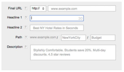 Creation Expanded Text Ads
