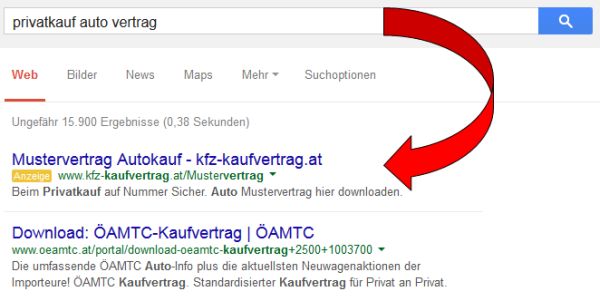 unpassende Anzeigenauslieferung AdWords