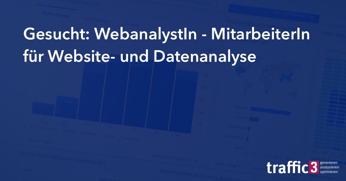 WebanalystIn gesucht