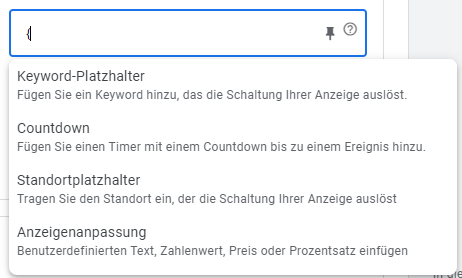 Anzeigenanpassungen für RSA - Anzeigen individualisieren mit Anzeigenanpassungen