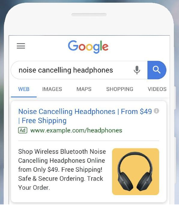 Anzeigenerweiterung Bilderweiterung
