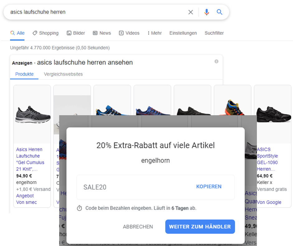 Shopping-Kampagnen - Merchant-Promotions